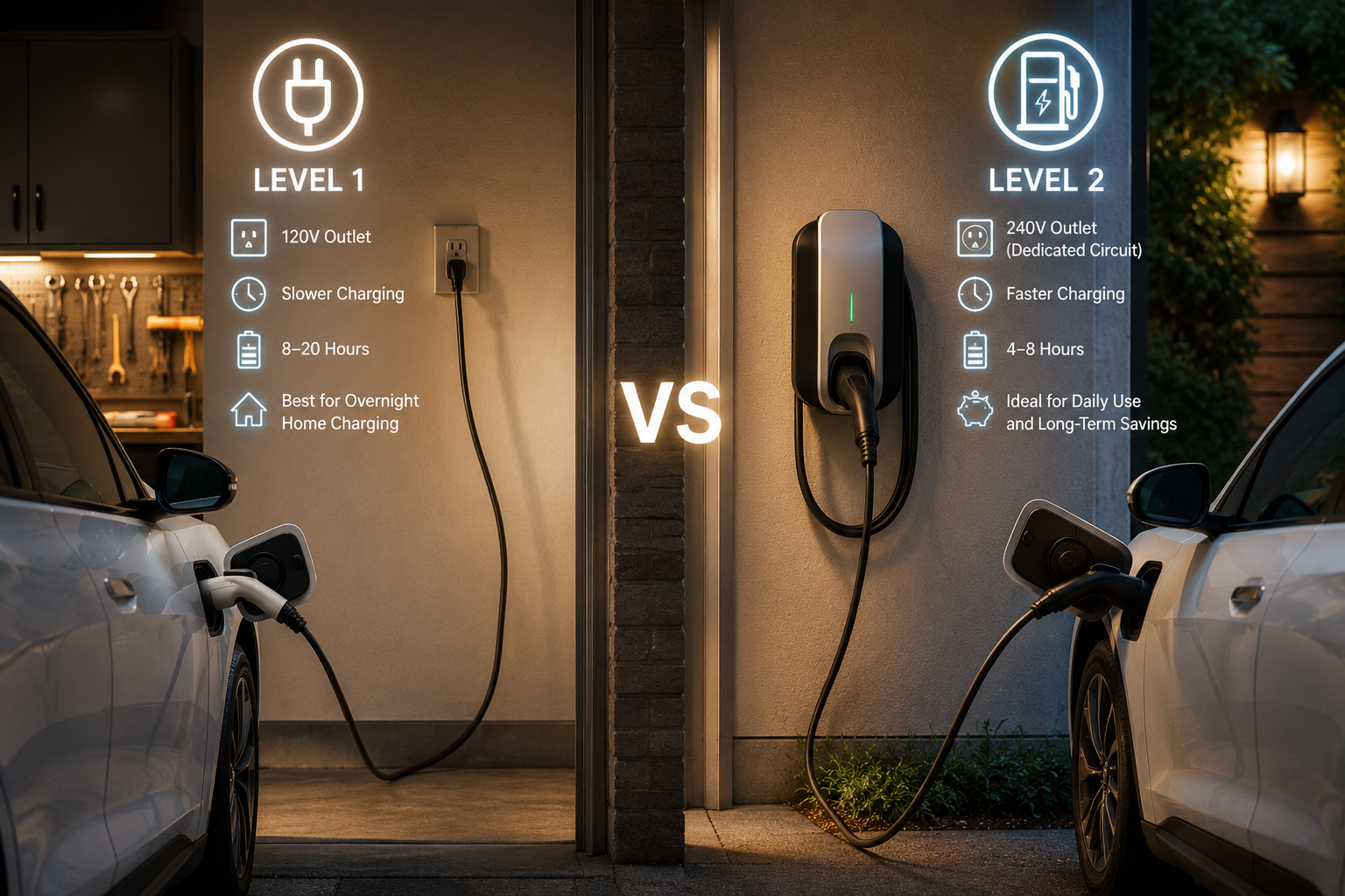Read more about the article Level 1 vs Level 2 EV Charger: Which Should You Install at Home in New York?