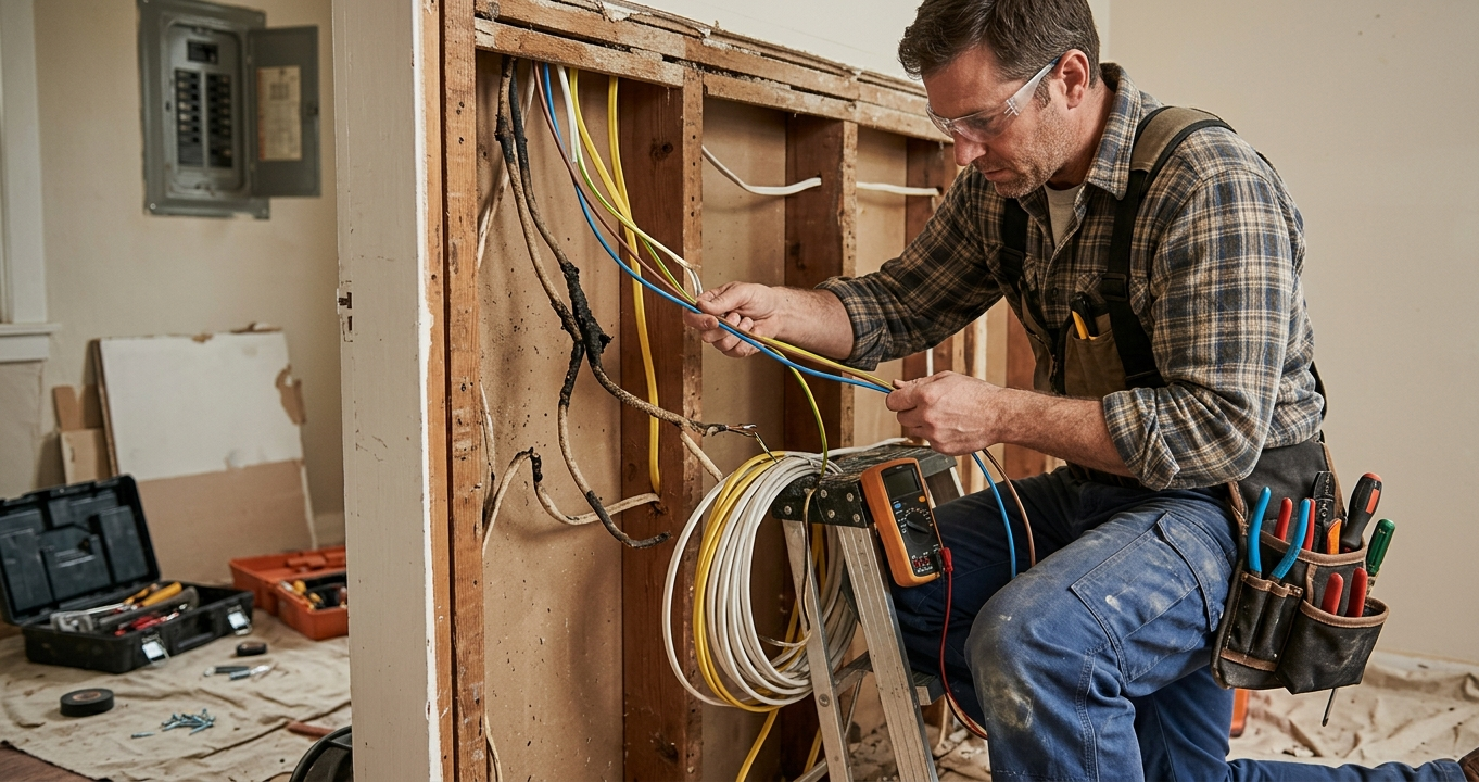 Read more about the article 7 Warning Signs Your Home Needs Rewiring (And What to Do About It)